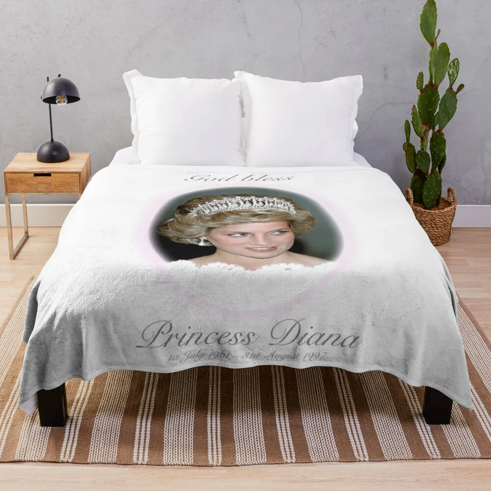 

God Bless Принцесса Диана-воспоминание плед одеяло пушистое одеяло s большое декоративное диванное одеяло s