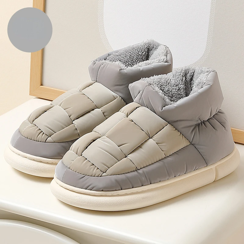 

Boot Female Heightening Thick-soled Cotton Shoes for Women Women's 2022 Winter Waterproof Outdoor Warm Plush Simple Snow Boots