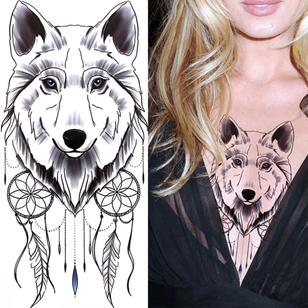 

1pc Creative Tattoo Stickers Men Women Snake Tattoo Stickers Waterproof Fashion Lion Animal Tiger Tattoo Stickers#440224