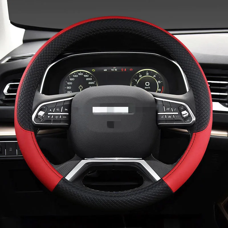 

Car Steering Wheel Cover Leather Grip Cover Four Seasons General Motors Steering Wheel Cover Steering for Fiat All Medels