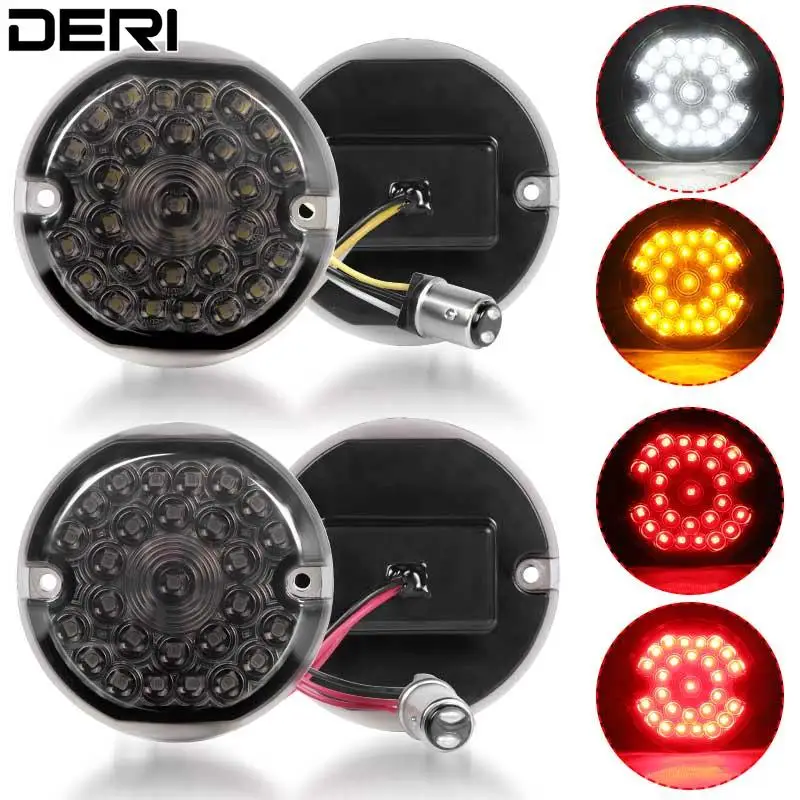 

1156 1175 LED Motorcycle Turn Light Rear Brake Lamp High Low Red For Road King Electra Glides Ultra Glide Road Glide Softails