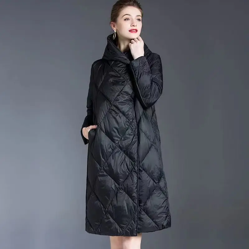 

Женское флисовое пальто средней длины, с капюшоном