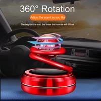 car aromatherapy solar 360 degree rotation car air freshener perfume fragrance auto aromatherapy flavoring car interior parfums