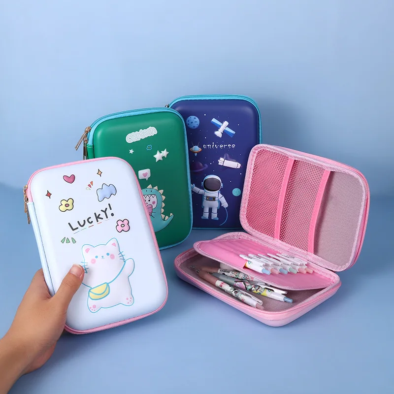 Box Pink Unicorn Icecream Cake Dinosaur Pen Case School Supplies Cute Stationery Bag Gift Pouch Holder Storage Ins
