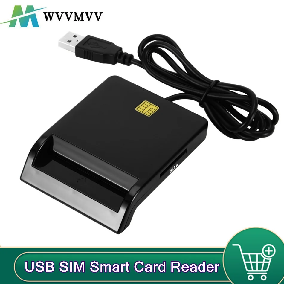 

Считыватель смарт-карт USB для банковских карт IC/ID считыватель карт EMV, высокое качество для Windows 7 8 10 Linux OS USB-CCID ISO 7816