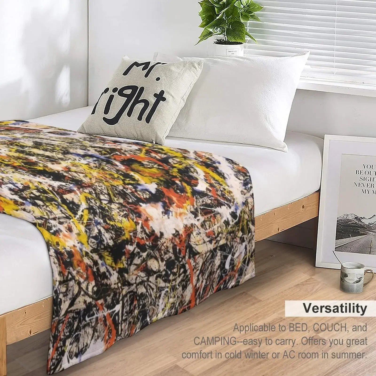 New Jackson Pollock --- сближенное одеяло полярные одеяла и для кровати модные