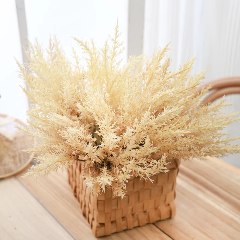 Натуральные пластиковые сушеные цветы пшеницы искусственные растения