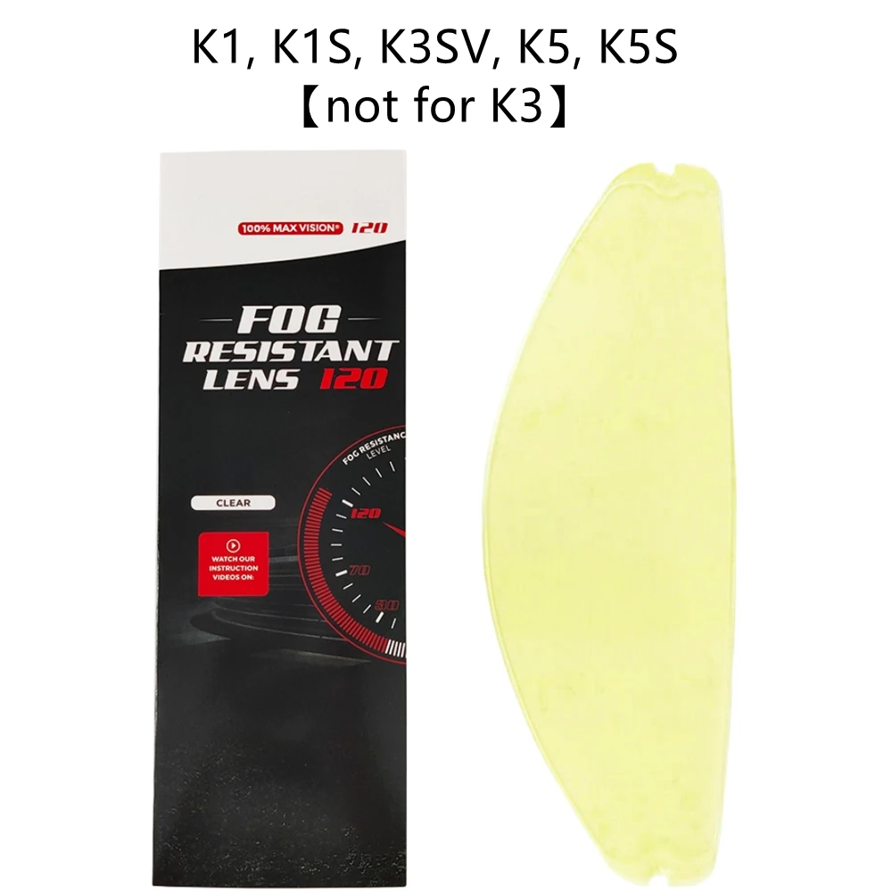 

Противотуманная пленка для AGV K1 K1S K3SV K5 K5S Pinlock, мотоциклетный шлем Película Antivaho para Visores, Pinlock