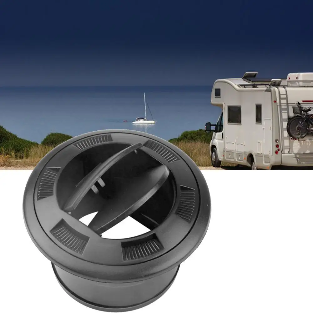 Черный закрывающийся вращающийся 75 мм вентиляционное отверстие для