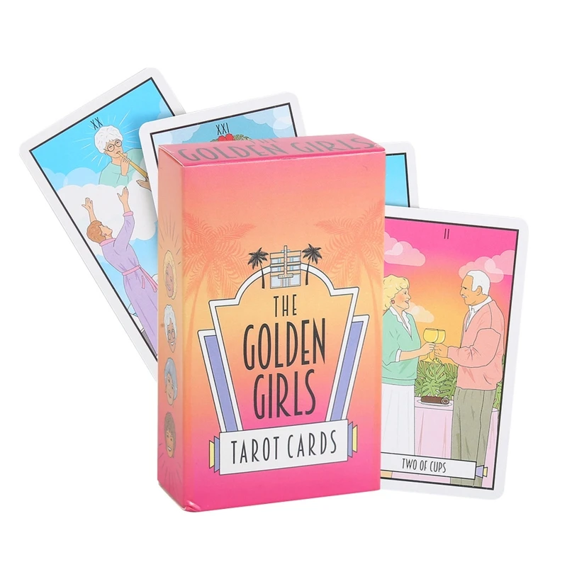 

The Golden Girls for Oracle Cards English Card Deck Tarot Mysterious Divination Card Family Party Funny Board Game Card