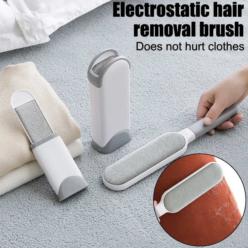 

Портативный ролик для одежды, статическая щетка, двойное средство для удаления ворса, скраб для меха, скраб для одежды, пылесборник, двустор...