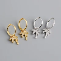 new earrings gold coconut s925 pure tremella earrings womens accessories earrings
