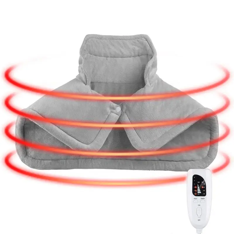 

Нагревательная подушка для шеи и плеч, удобная электрическая нагревательная подушка для шеи, одеяла с быстрым нагревом и термометром