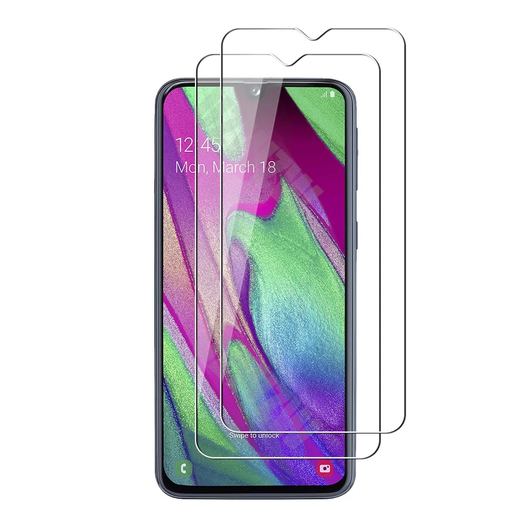 

2pcs For Samsung Galaxy A40 2.5D 0.26mm Premium Protective HD Clear Tempered Glass Screen Protector