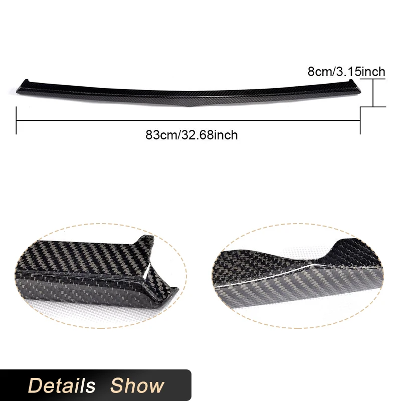 Накладка на решетку переднего бампера из углеродного волокна для Maserati Levante Base S