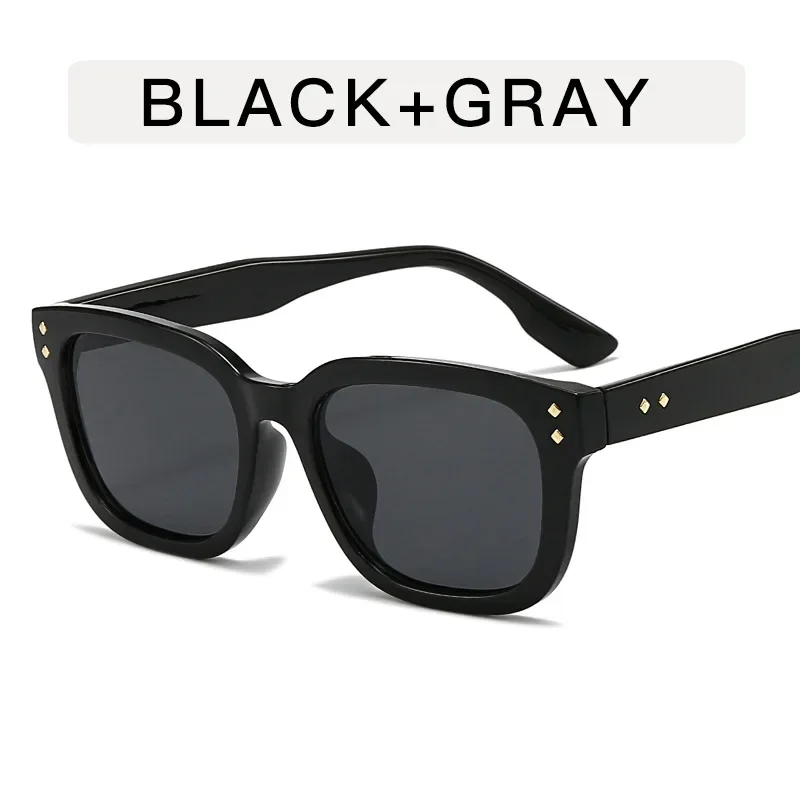 OVOYAN Ретро Квадратные Солнцезащитные очки женские индивидуальные простые для