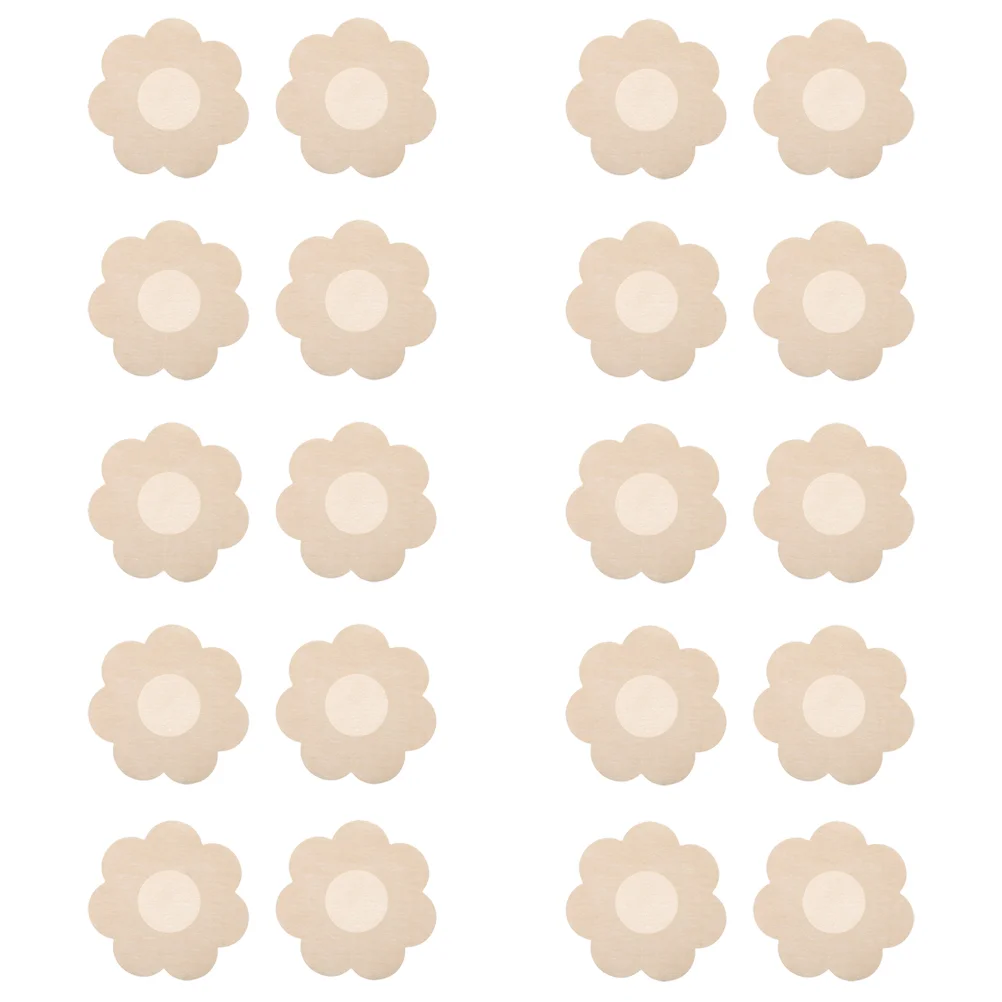 10 пар невидимых наклеек на соски наклейки груди пластырь Quincunx из атласной ткани