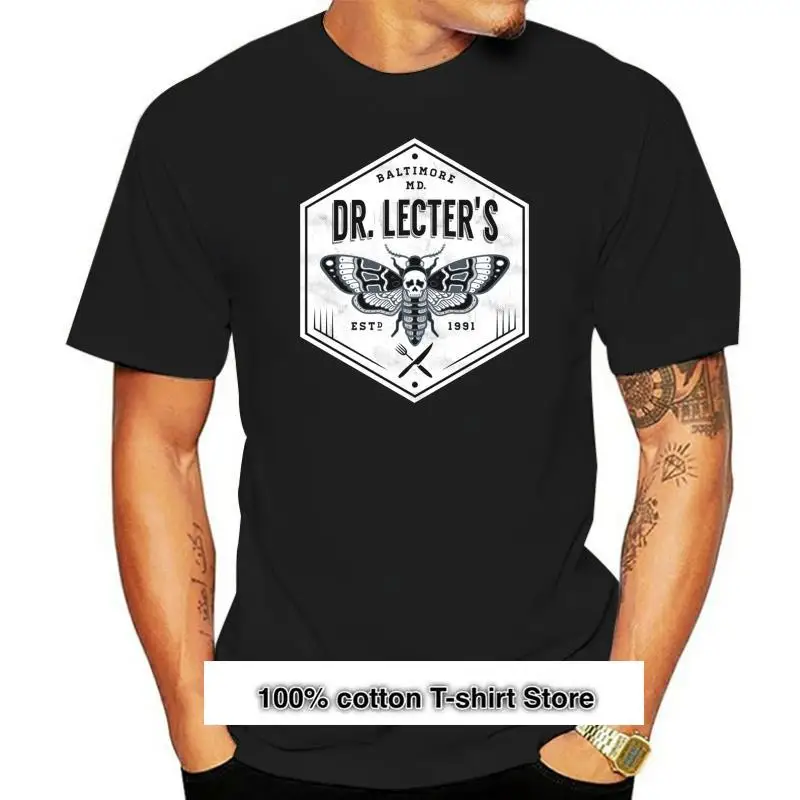 

Camiseta de película de terror Hannibal Dr Lecters, ropa clásica de cocina, Halloween, Vibe, para hombres y mujeres