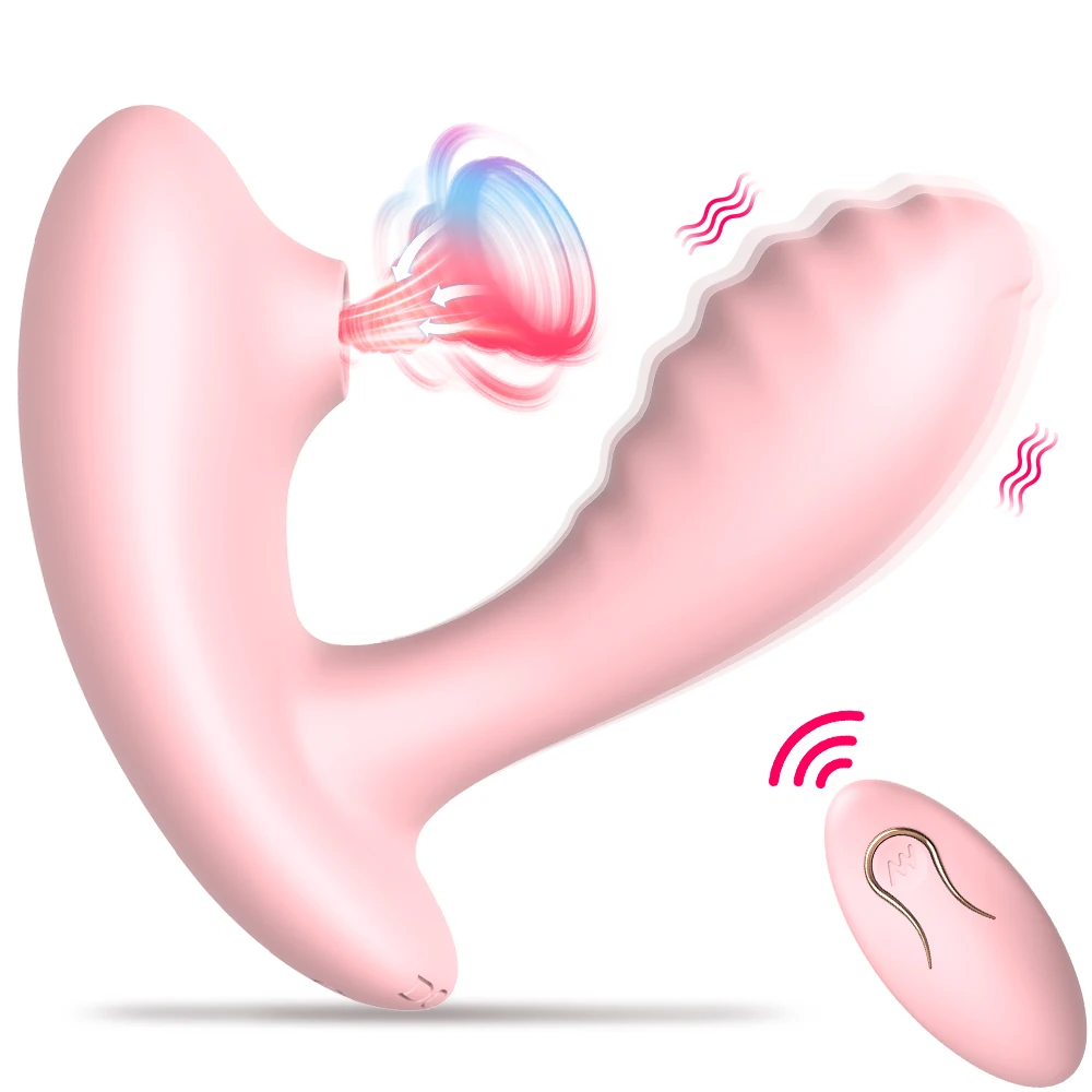 Вибратор-дилдо секс-игрушки для стимуляции клиторальной точки G с 10-всасыванием и