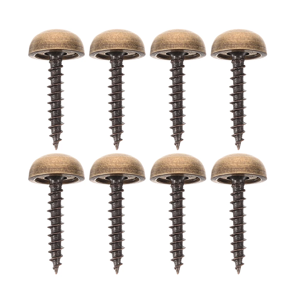 

8 шт. саморез, латунные зеркальные металлические скобы, медные декоративные колпачки, крепежные гвозди, зеркальные винты