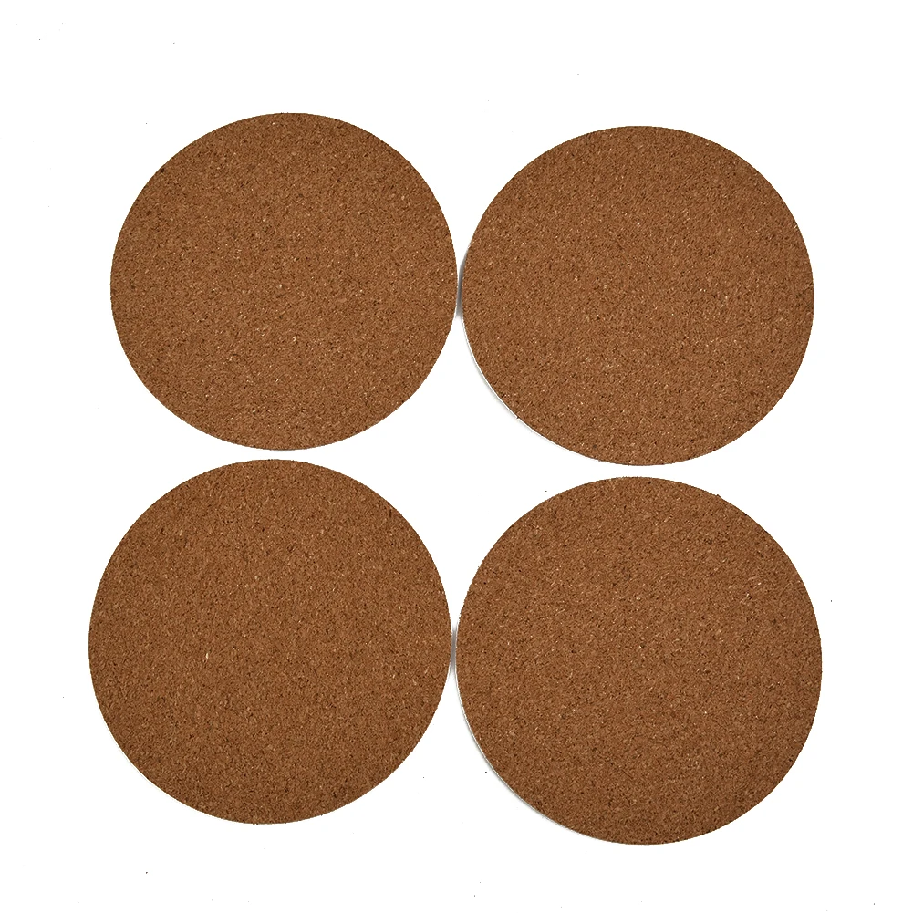 

60pcs Cork Coaster Cup Coasters Tea Coffee Mug Drinks Holder For Kitchen Backing Sheets Non-slip Table Pad Mat Drink Coaster