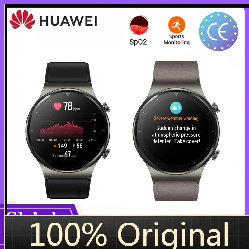 

Смарт-часы HUAWEI Watch GT 2 Pro, 14 дней автономной работы, GPS, Беспроводная зарядка, Kirin A1 GT2 Pro