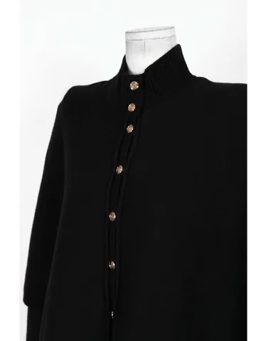 DNBS однобортный однобортный дизайн с вертикальным воротником, новинка весны 202, женская короткая свободная утягивающая вязаная куртка