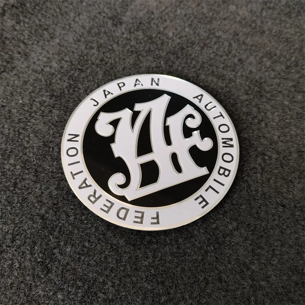 

Автомобильный Стайлинг универсальная зеркальная отделка автомобильный значок для японской автомобильной федерации эмблема JAF эмблема автомобиля JDM аксессуары