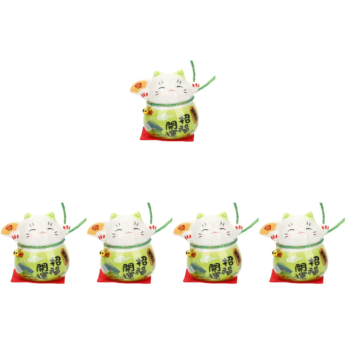 

5pcs Desktop Daruma Adorns Daruma Car Decoration Home Desktop Ornament Home Supplies