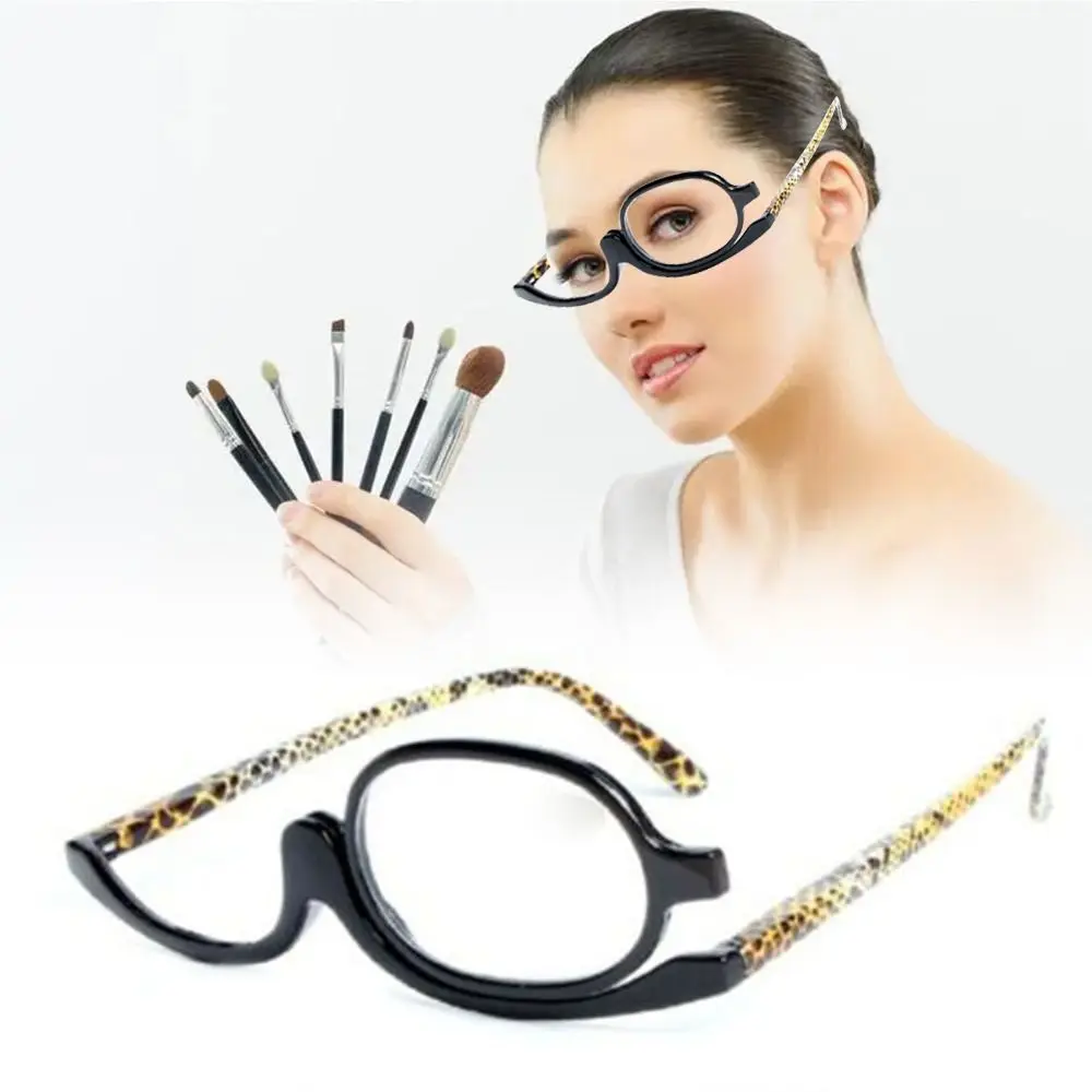 

Очки Для Ухода За Зрением женские Вращающиеся Очки для макияжа для чтения складные очки косметические очки увеличительные очки