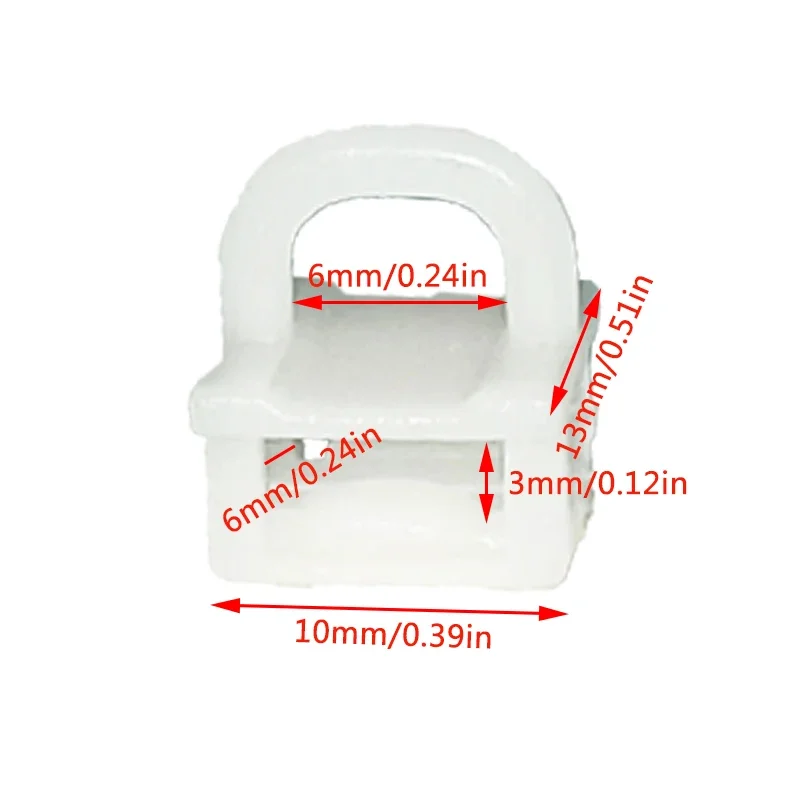 20/30X автомобильные крепления зажимы для штор прямой шкив пряжка кольца заклепки