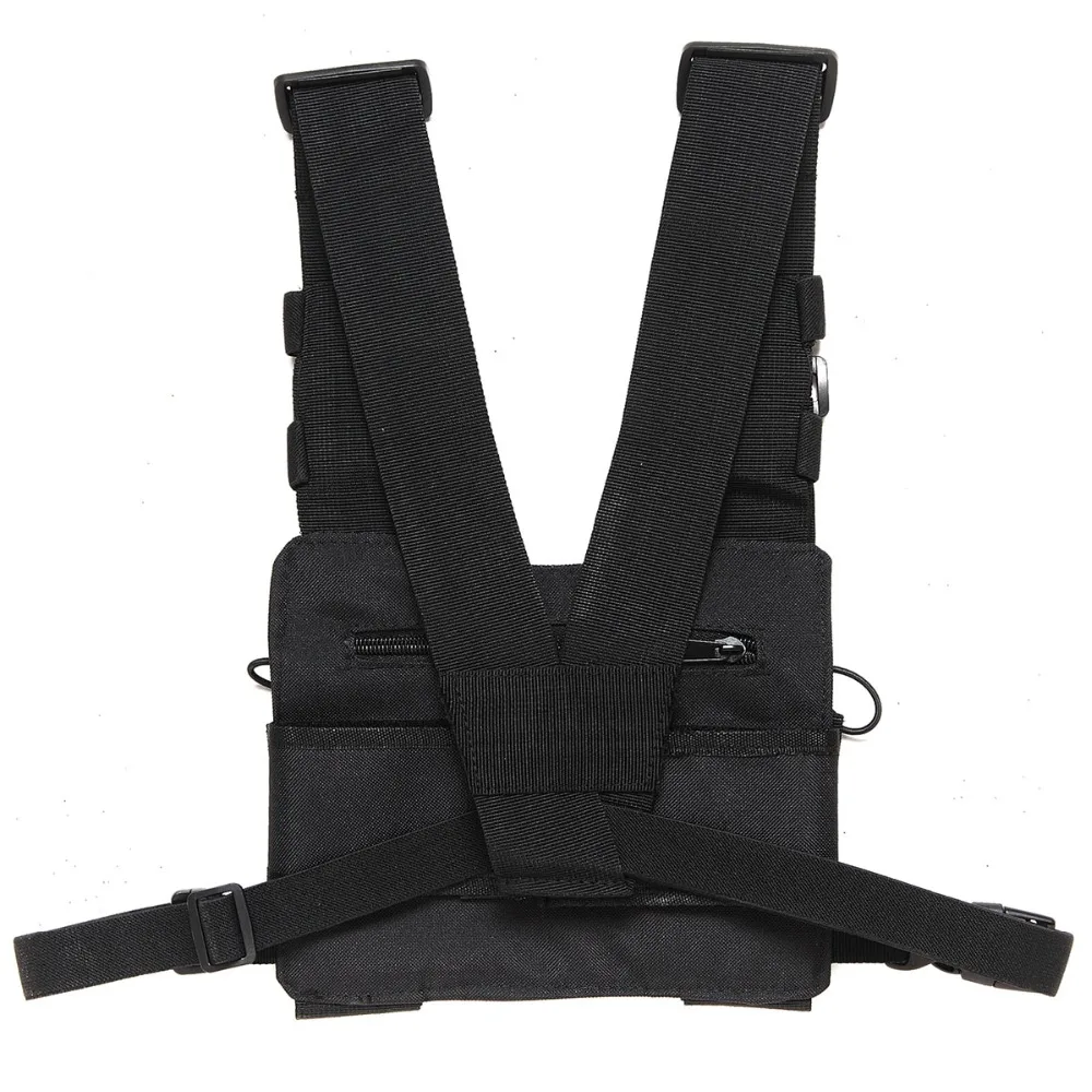 Radio Harness chest Front Pack Pouch Holster Carry bag for Baofeng UV-5R UV-82 UV-9R BF-888S TYT Motorola Walkie Talkie