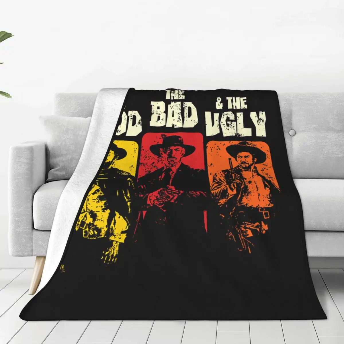 

The Good The Bad The Ugly Blanket Cover Breaking Bad Fuzzy Throw Blanket Bedroom Sofa Personalised Ultra-Soft Warm Bedsprea