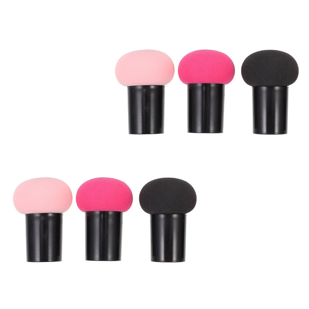

Blender Face Makeup Foundations Handle Mushroom Brushes Supply Facial Foundation Girl Puff
