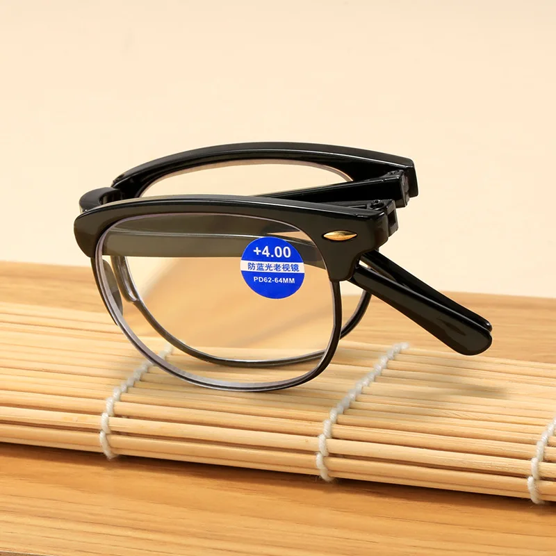 

Fashion Folding Reading Glasses Women Computer Presbyopia Glasses Men Reads Glasses Diopter +1.0+1.5+2.0+2.5+3.0+3.5+4.0