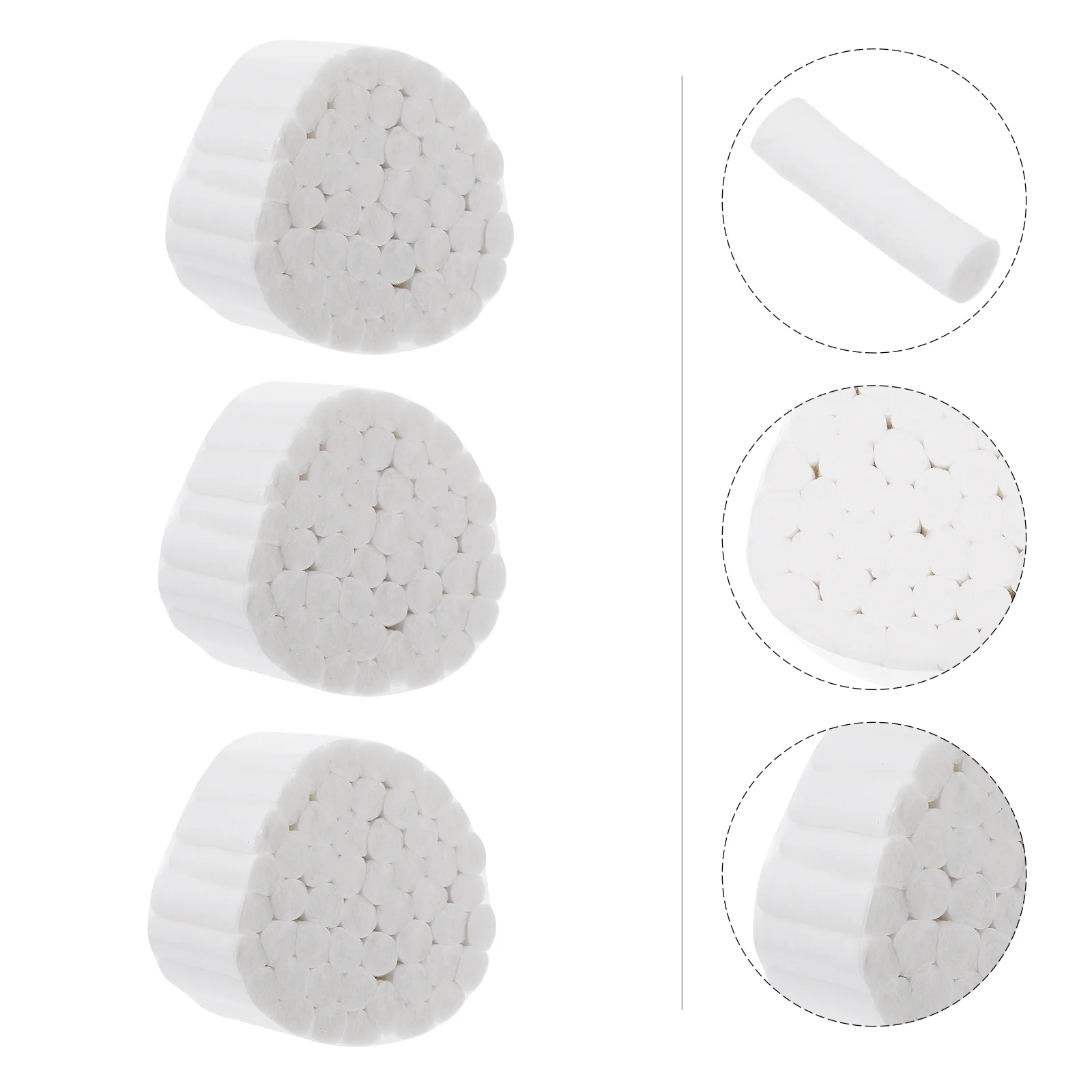 

Набор ватных рулонов для чистки зубов, одноразовые гигиенические шарики для прокатки роллов ушей, марля, впитывающие