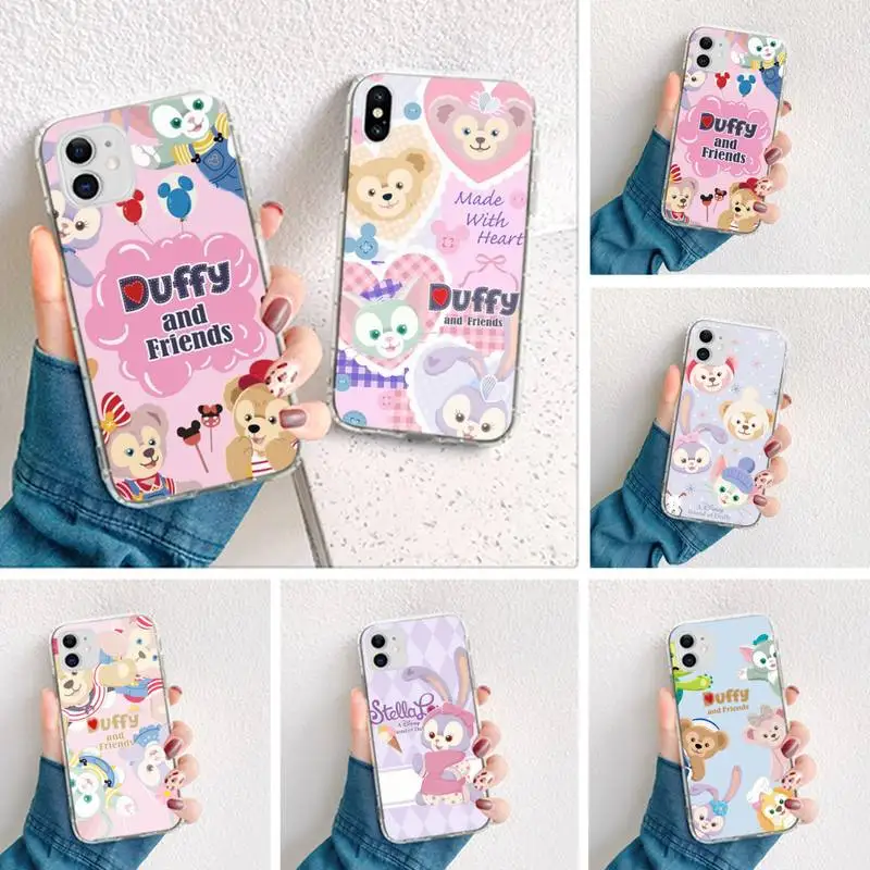 

Duffy Friends Stella Lou Phone Case For iphone 13 12 11 Pro Mini XS Max 8 7 Plus X SE 2020 XR Silicone Soft cover