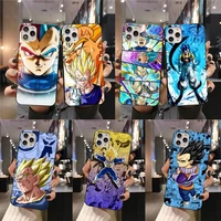 vegeta anime dragon ball z phone case for iphone 13 12 11 pro mini xs max 8 7 plus x se 2020 xr cover