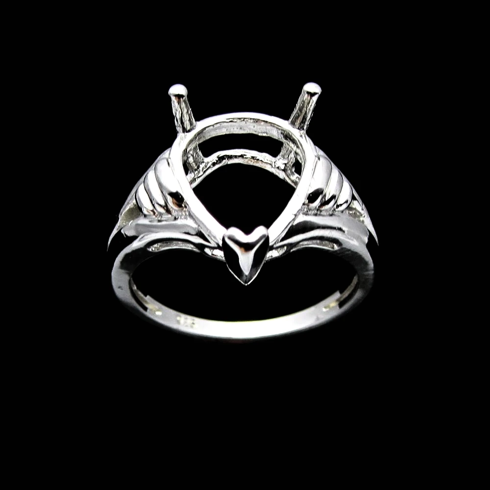 Женское винтажное обручальное кольцо из серебра 925 пробы 10 х13 мм