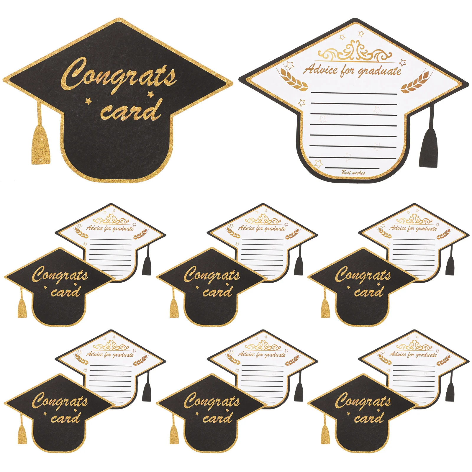 

Graduation Advice Grad Wishes Invitation Party Cap Gift Graduate Greeting Blessing Favors Class Decorations You Appreciation