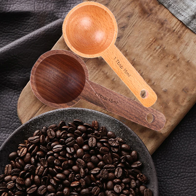 

1 шт., деревянная ложка для кофе