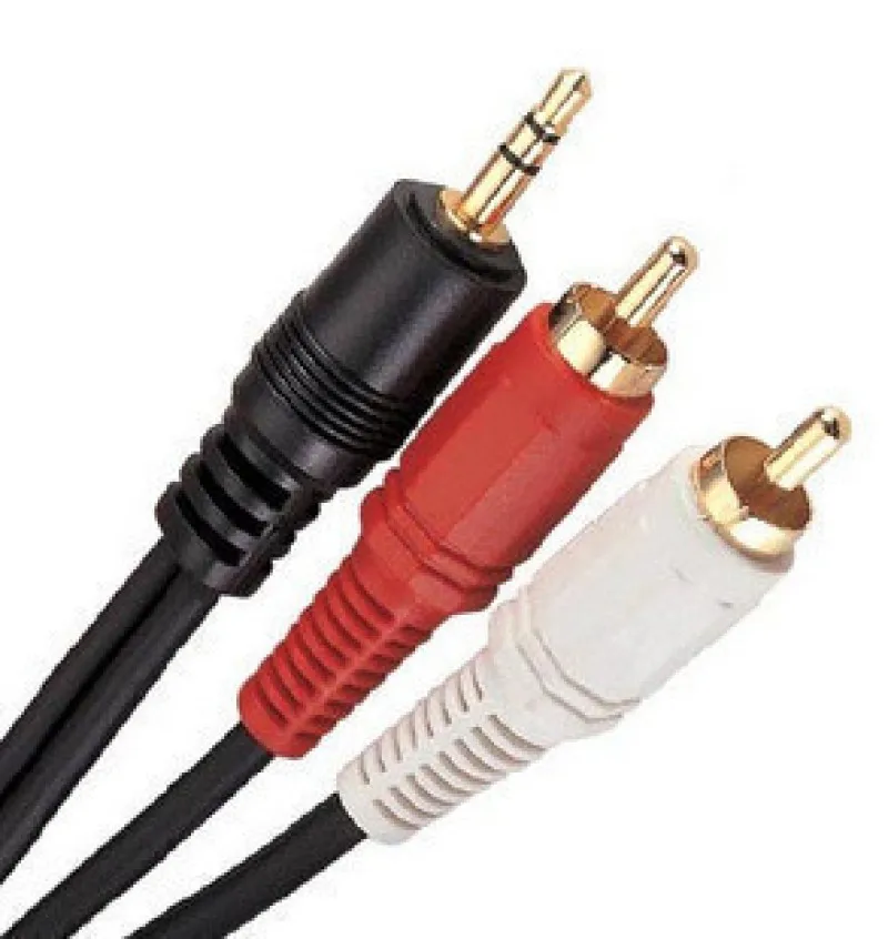 

3M 1 / 2 Audio Cable 3.5 turn RCA double lotus head computer connected to power amplifier speaker cable mobile phone stereo