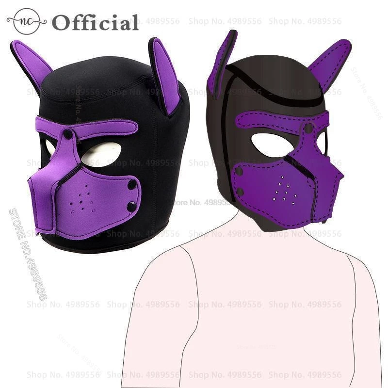 Маска для БДСМ-собаки секс-игрушки взрослых секс-шоп товары Bd Sm пар эротические