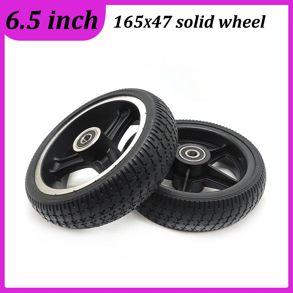 

6.5 Inch Solid Wheel 165x45 Tire with Aluminium/Plastic Rim for Mini Electric Scooter