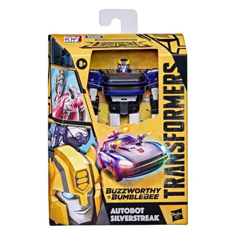 Фото Фигурка Transformers Generations Legacy Buzzworthy Bumblebee Deluxe Autobot Silverstreak, подарочная игрушка F4051 №1