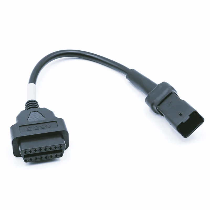 Фото Диагностический кабель OBD ZF-S для мотоциклов Ducati, 4-контактный разъем, адаптер с 16-контактного разъема на OBD2 №1