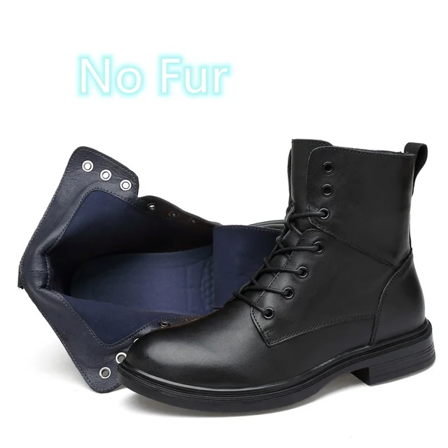 Leather Genuine Tactical Military Boots 