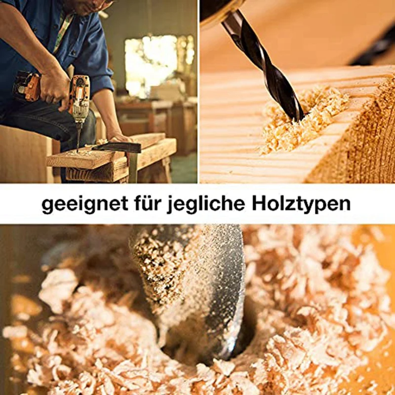 Набор сверл по дереву 12 дюймов 300 мм 7 шт.