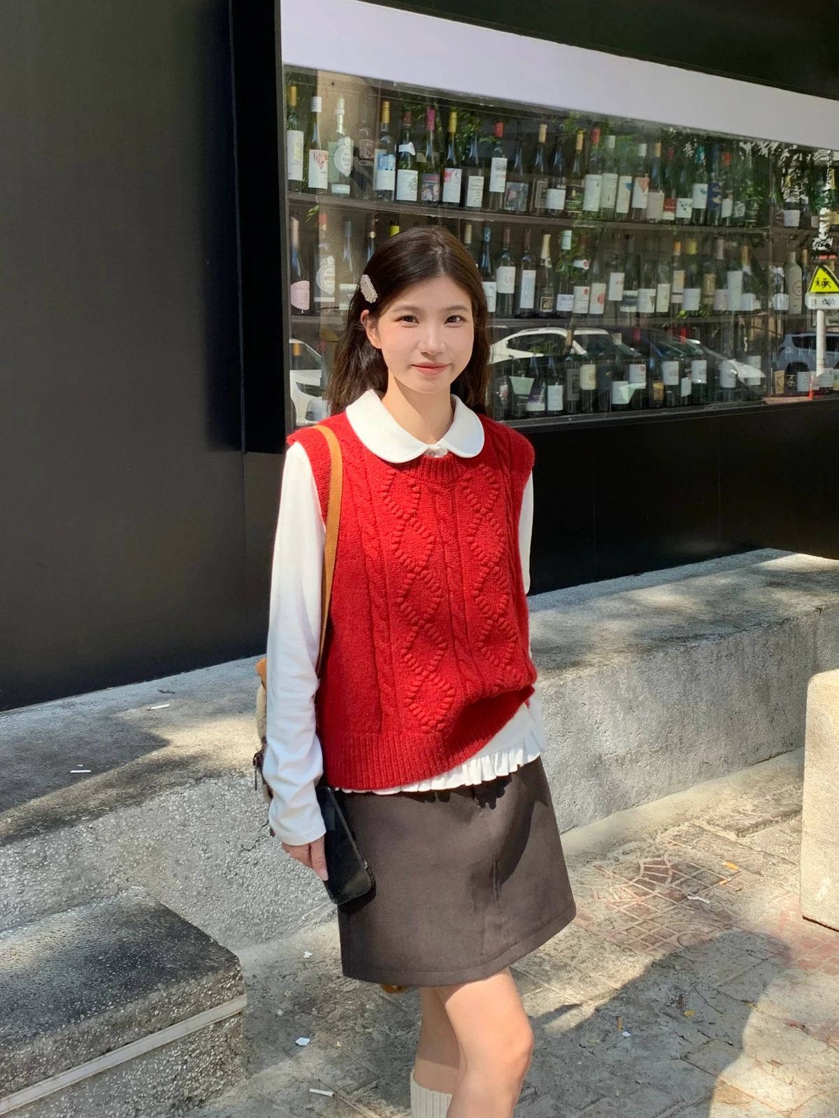 Белая рубашка с длинными рукавами Cheese Rabbit женская дизайнерская лоскутная