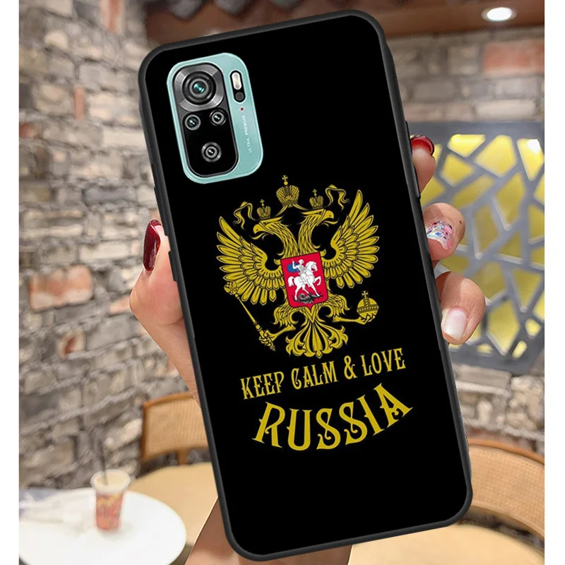 Чехол с гербом Российской империи для Xiaomi Redmi Note 12 Pro 8 9 10 11 9S 10S 11S 12S 12C 10C 9C 10A чехол